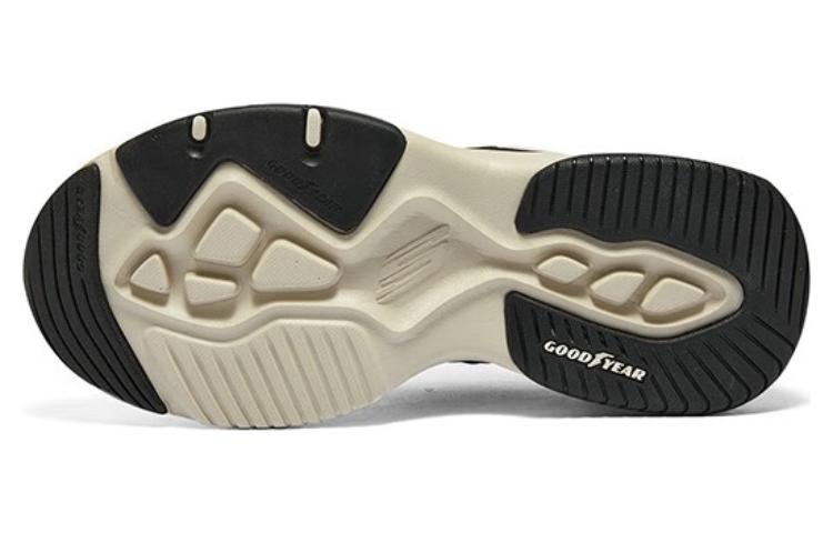 (WMNS) Skechers Monster Sport Shoes 'Beige Black' 896266-BKNT