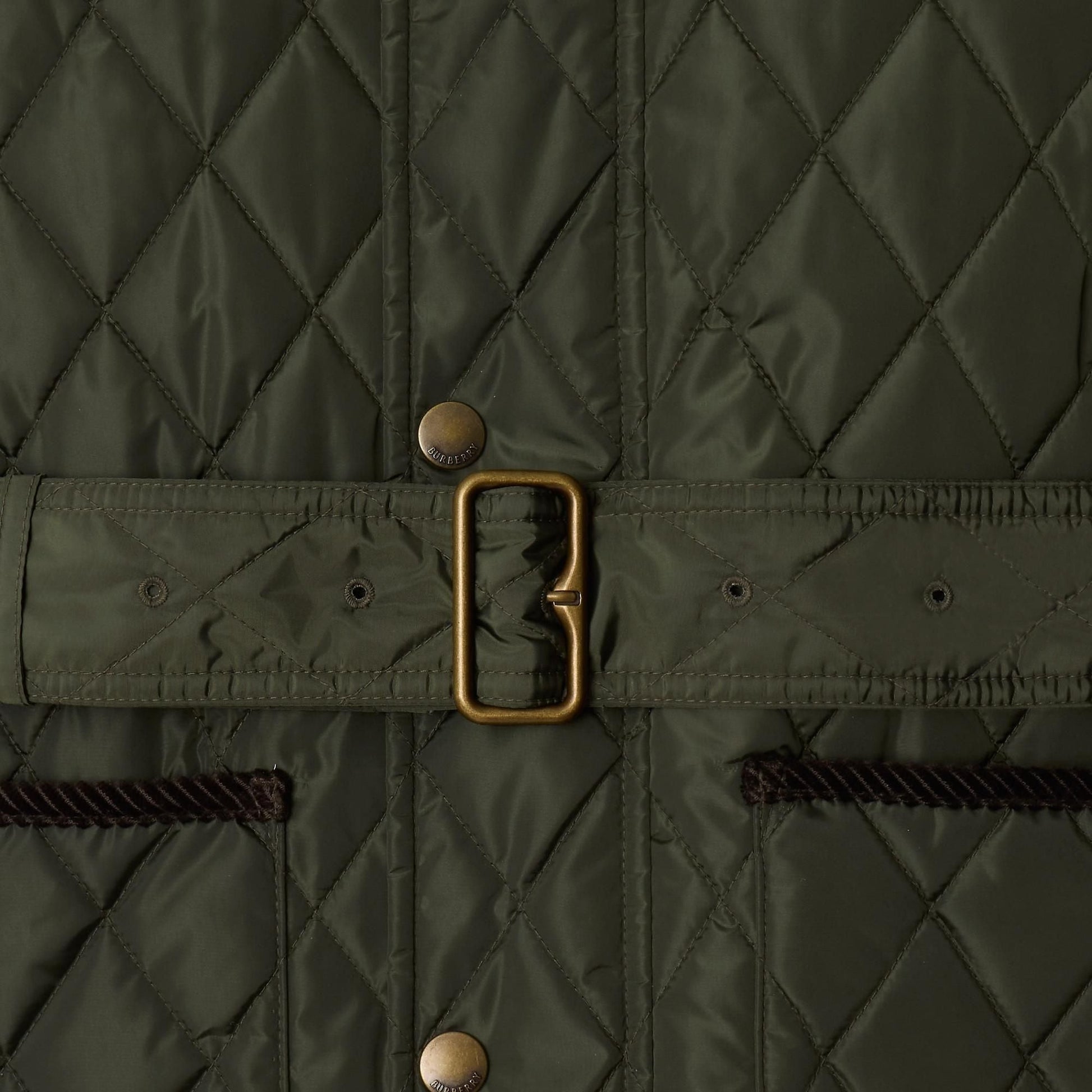 (WMNS) Burberry 25 Quilted Nylon Jacket 'Green' 81103771
