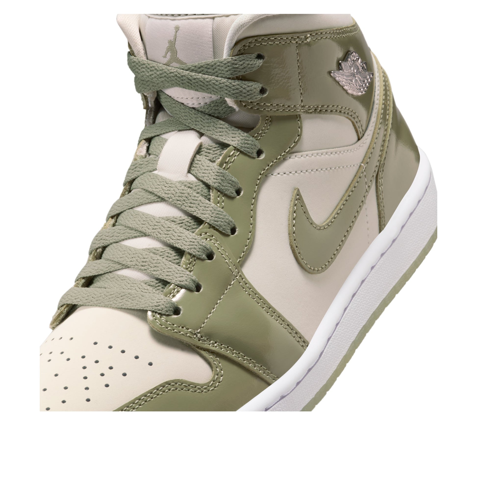 (WMNS) Air Jordan 1 Mid SE 'Sea Glass Oli Green' HF4079-003