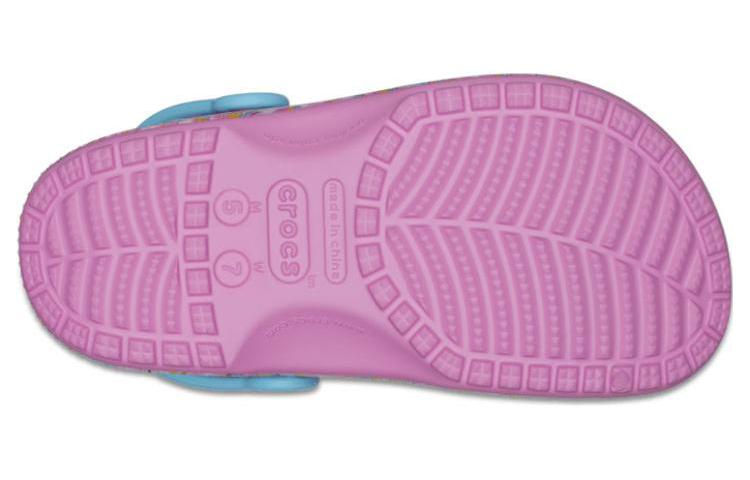 (GS) Crocs x Lisa Frank Classic Clogs 'Pink Blue' 208826