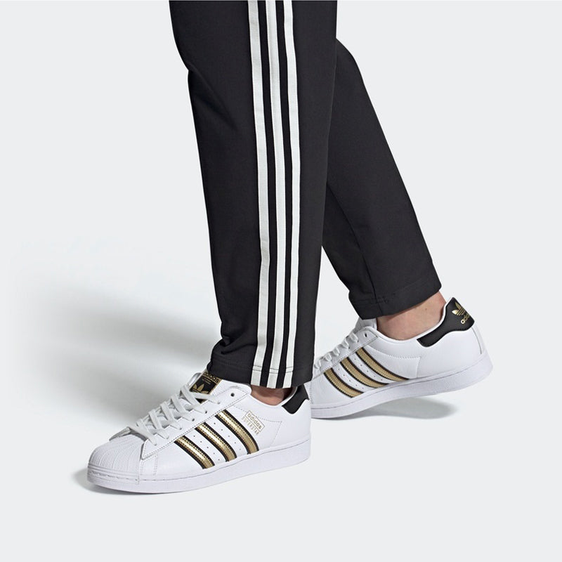 adidas originals Superstar 'White Gold Black' FY1335