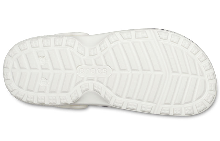 Crocs Wear-Resistant Non-Slip Sports Unisex White Black Sandals 'White Black' 205883-126