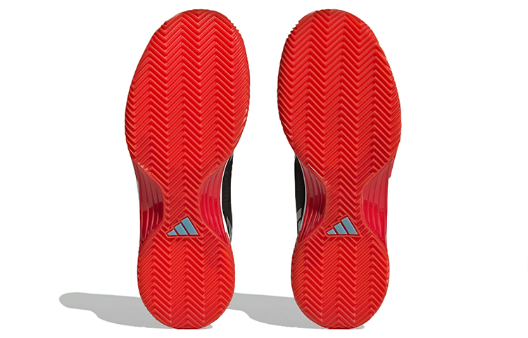 (WMNS) adidas Avacourt Clay Court 'Black Scarlet' HQ8409