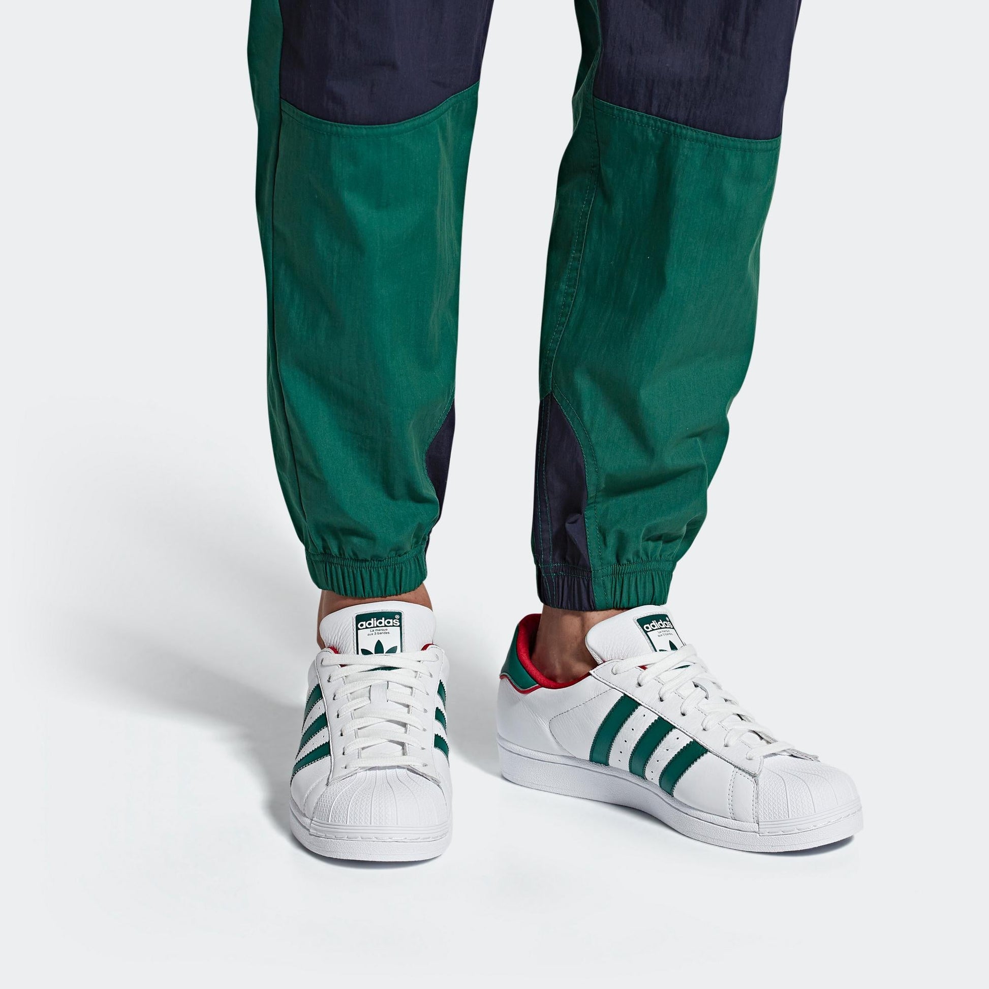 adidas originals Superstar Sneakers White/Green BC0198
