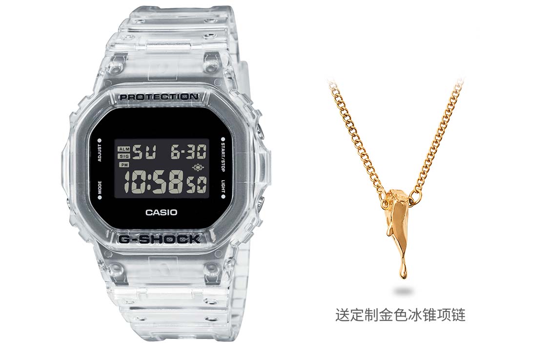 CASIO G-Shock Square 'White' DW-5600SKE-7
