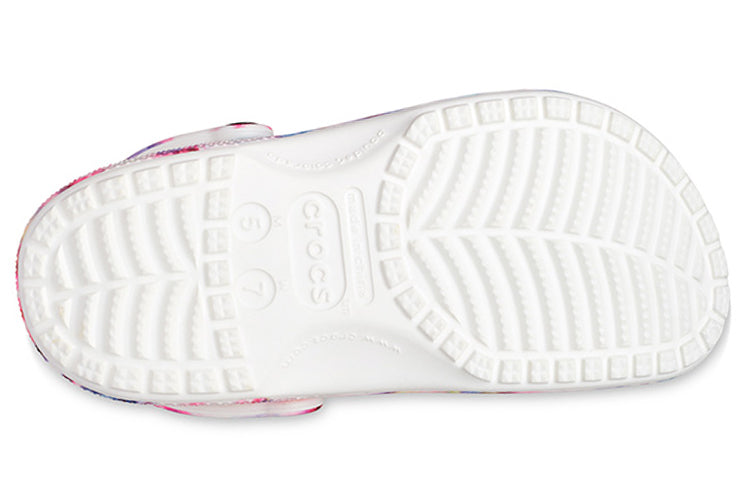 (WMNS) Crocs Classic Tie Dye Graphic Clog 'Garnet & Multi' 205453-6TS