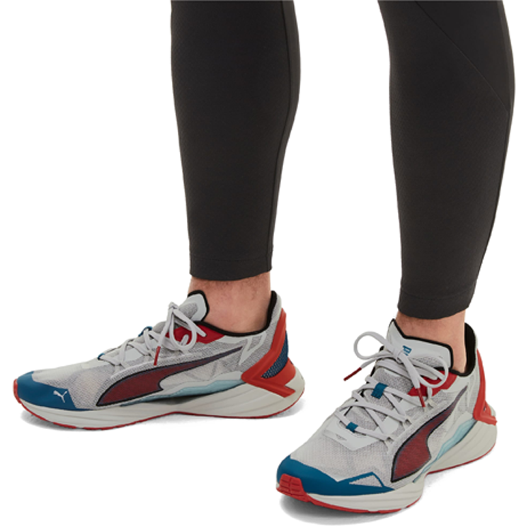 PUMA UltraRide 'Grey High Risk Red' 193753-03