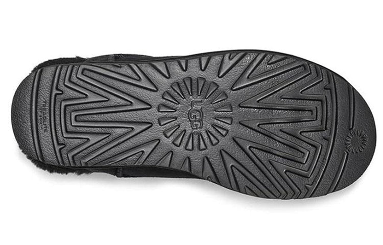 (WMNS) UGG Classic Bling Mini Fleece Lined Pure Black 1105364-BLK