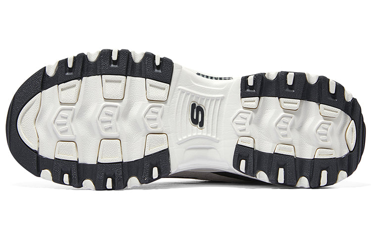 (WMNS) Skechers Arch Fit D'lites 'White Black' 896264-NTBK
