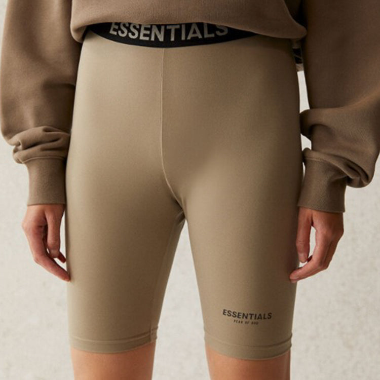 Fear of God Essentials SS21 Athletic Biker Short Moss FOG-SS21-589