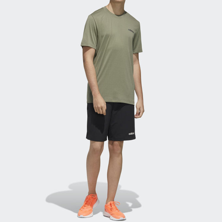 adidas neo Stripe Alphabet Logo Shorts Black FL0243