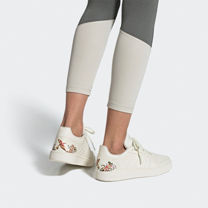 (WMNS) adidas Hoops 2.0 'White Floral' EF0122