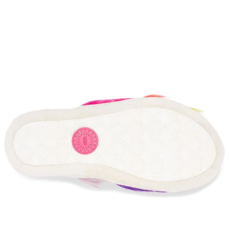 (WMNS) UGG Fluff Yeah Party Spots Slipper 'White' 1125006-WHT