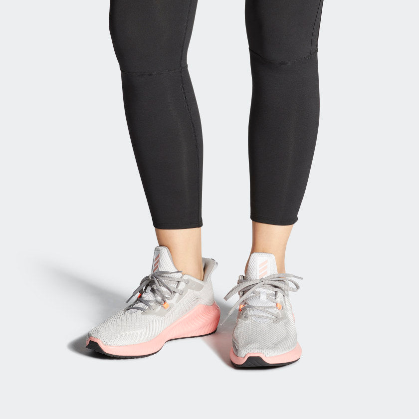 (WMNS) adidas Alphabounce+ 'Grey Pink' EG1387