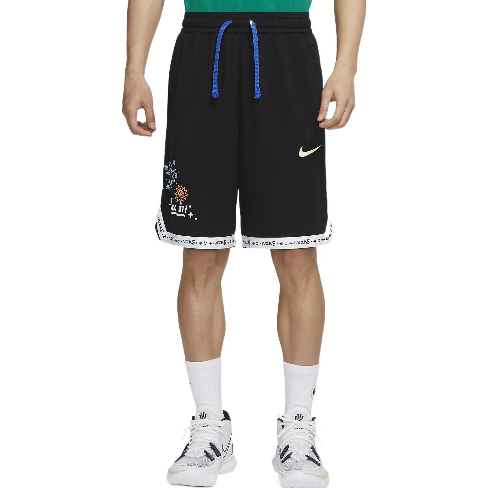 Nike Cartoon Painting Printing Sports Shorts Black DV3193-010