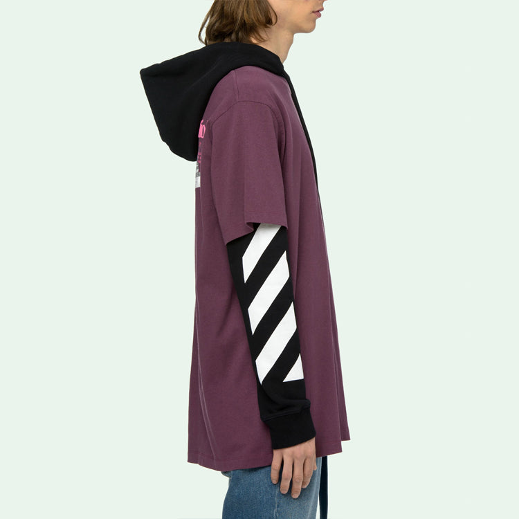Off-White Lacing Loose Unisex Purple Red OMAB033R20185012B288