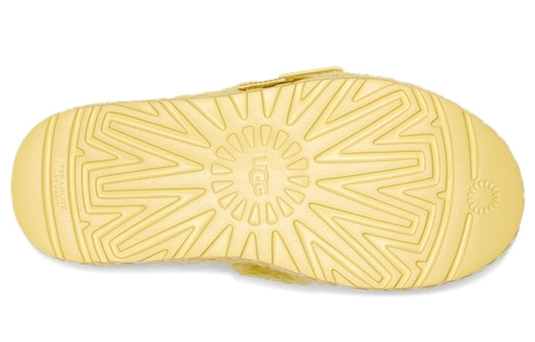 (WMNS) GG Fluffita Outdoor Thick Sole Yellow Sandals 1113475-MRT