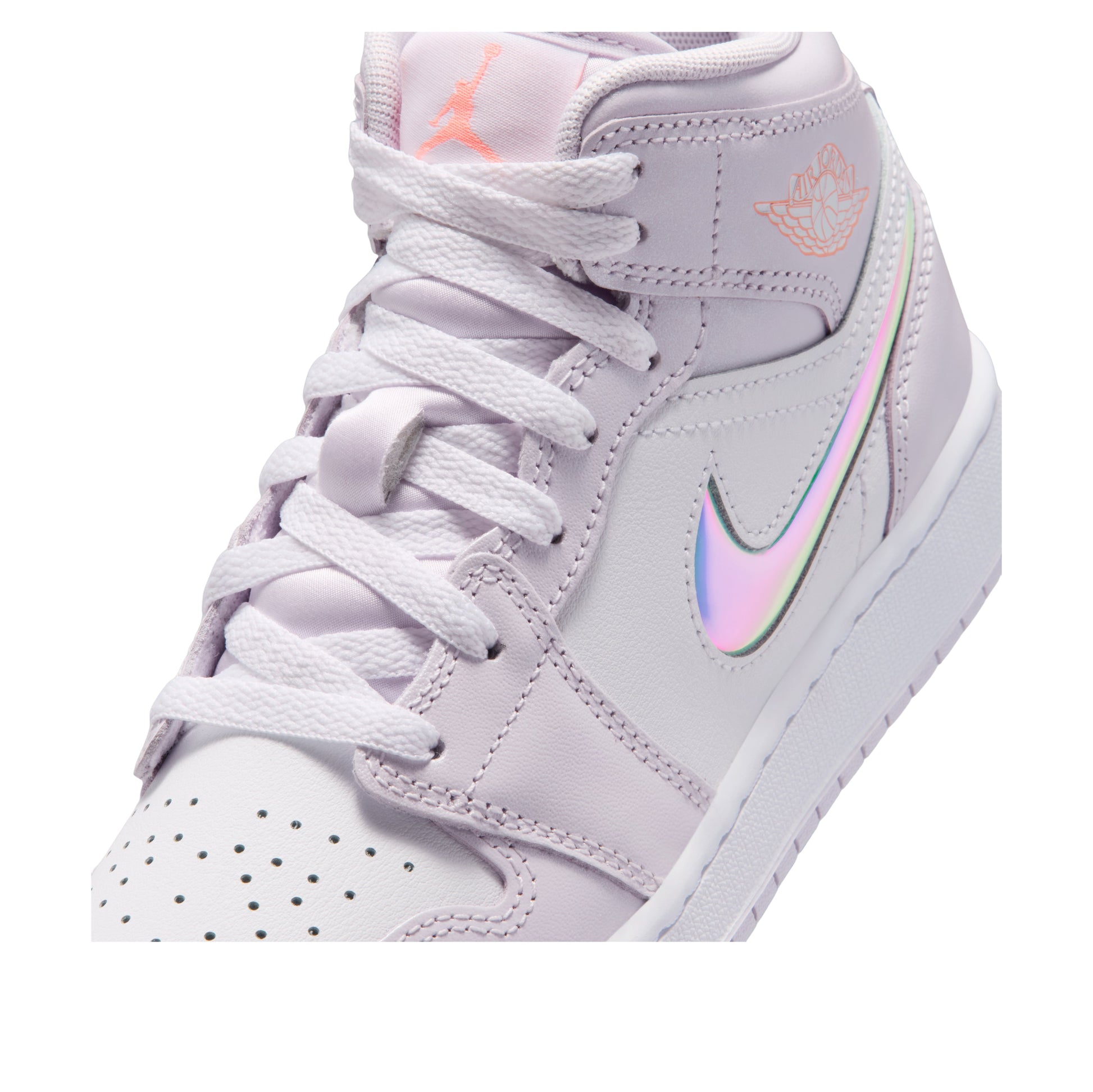 (GS) Air Jordan 1 Mid 'Barely Grape White' IM4419-500