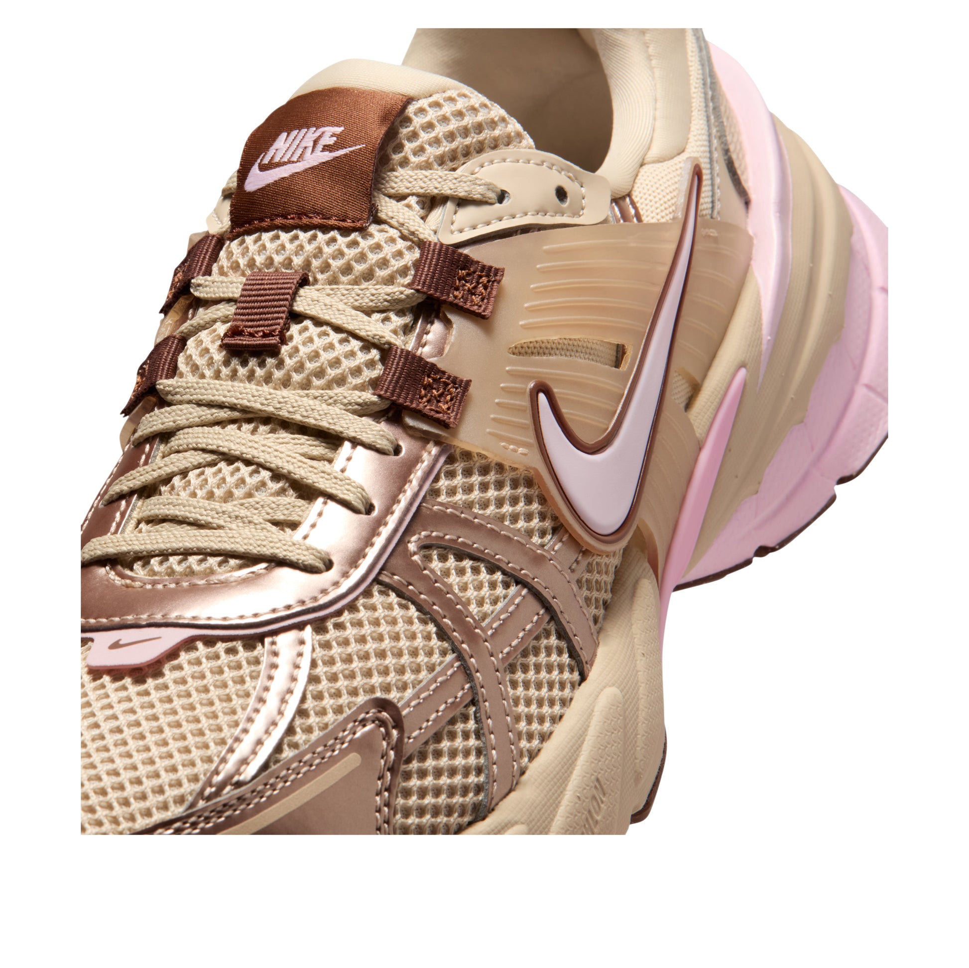 (WMNS) Nike V2K Run 'Sanddrift Fauna Brown Pink Foam' FD0736-115