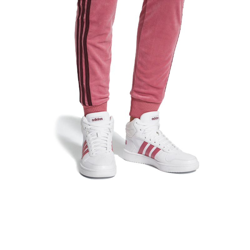 (WMNS) adidas Hoops 2.0 Mid 'White Purple Red' B42101