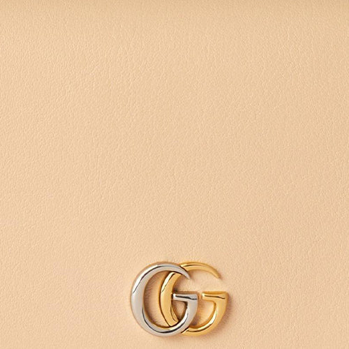 (WMNS) Gucci GG Marmont Card Case Wallet 'Light Beige' 790055-0QG0G-5701