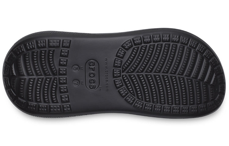 (WMNS) Crocs Crush High Shine Clogs 'Black' 209285-001