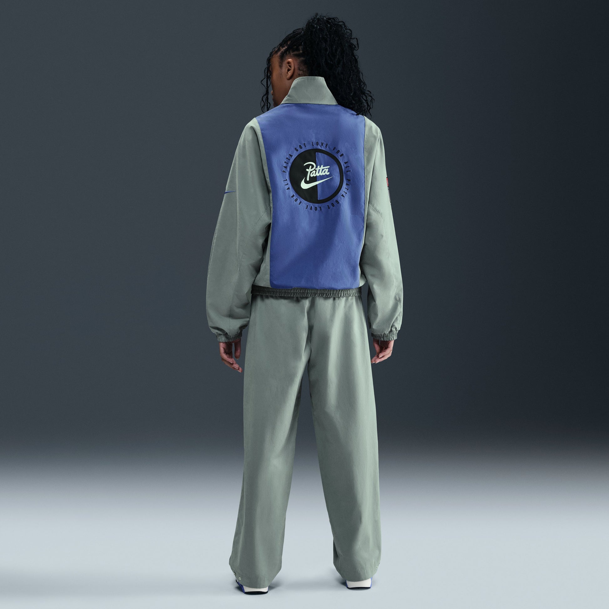 Nike x Patta Track Pants 'Grey Blue' HJ0737-073