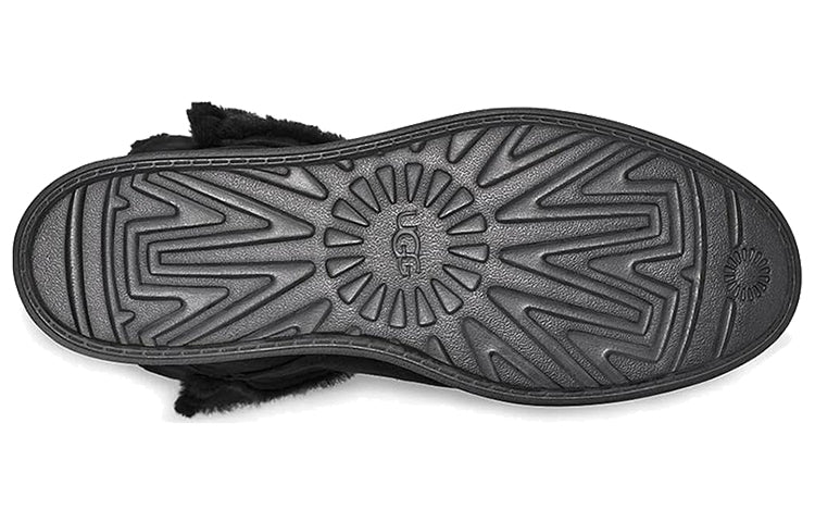 (WMNS) UGG Classic Mini Spill Seam Blvd Snow Boots Black 1108145-BLK