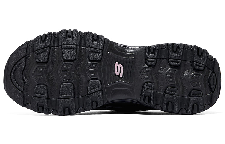 (WMNS) Skechers Sport D'Lites Fancy Leopard 10 'Black Pink' 896271-BKMT