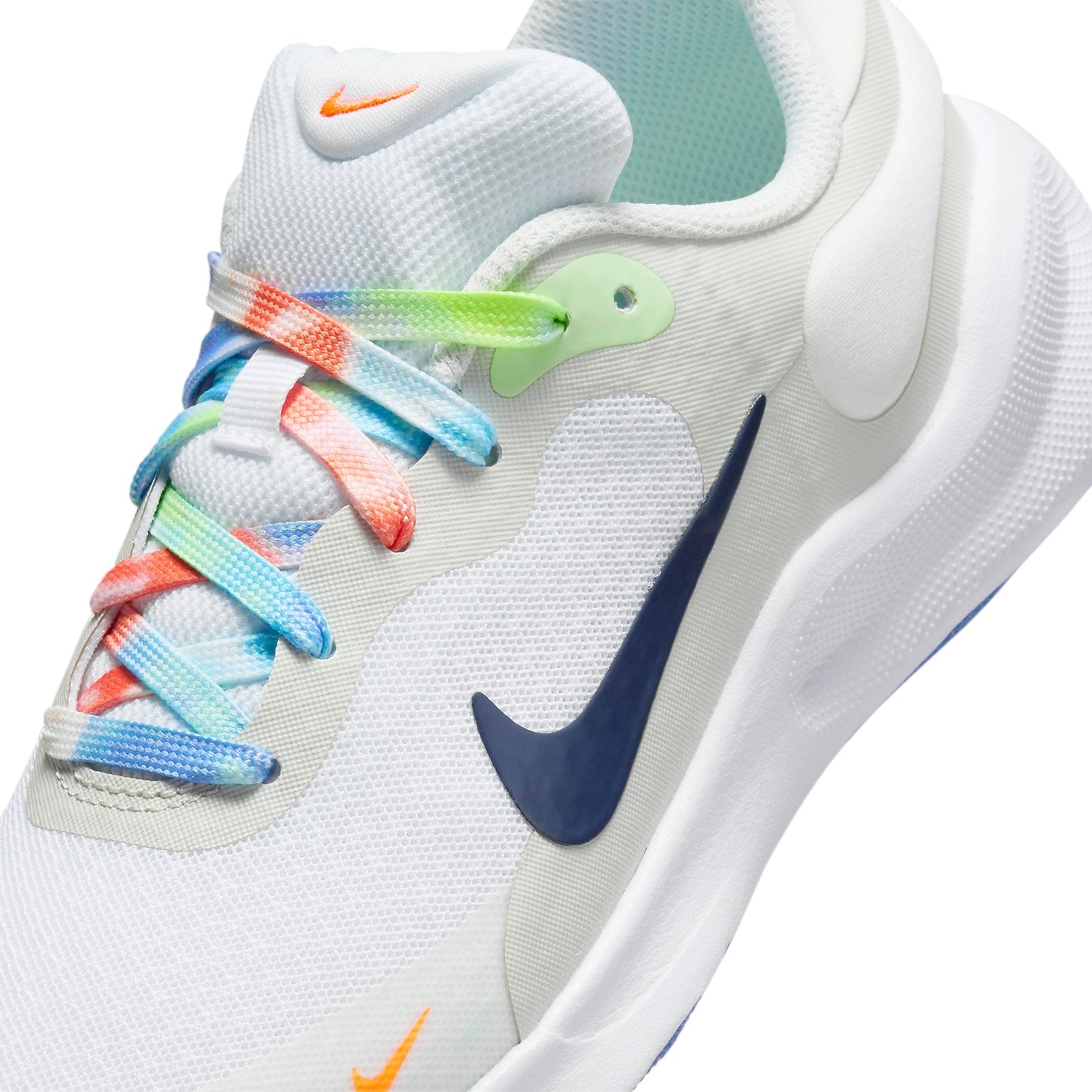 (GS) Nike Revolution 7 Next Nature SE 'White Dust Green Navy' FN4991-100
