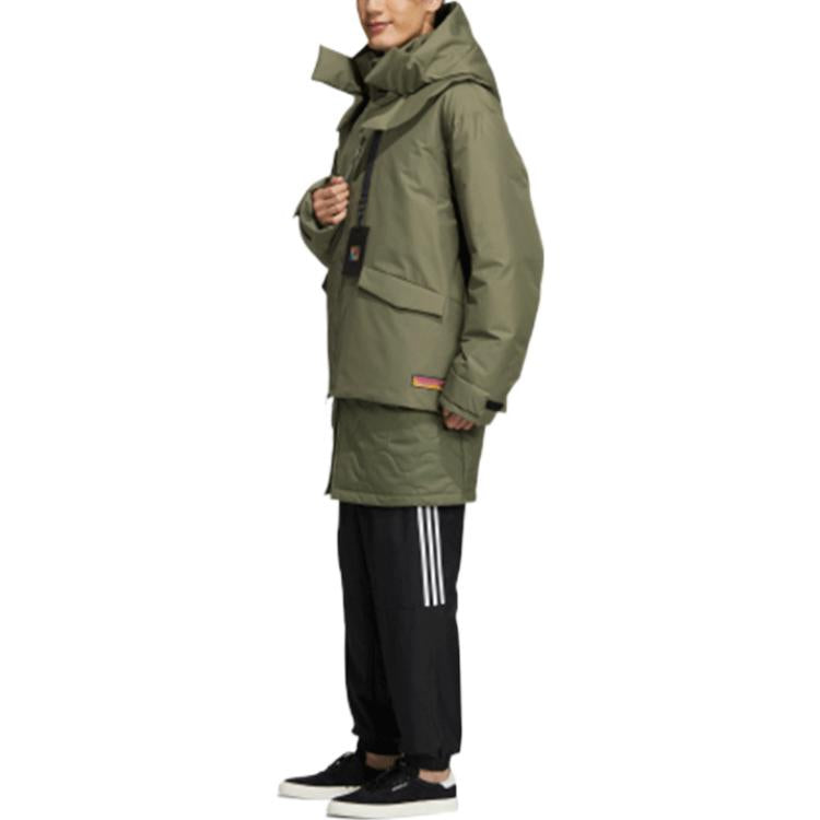 adidas originals Detachable Multiple Pockets Sports Stay Warm Down Jacket Green GT7285