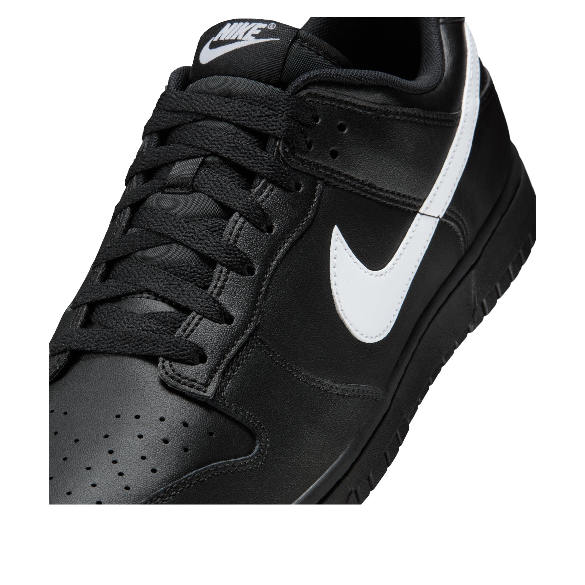 Nike Dunk Low 'Black White Swoosh' IO7606-010