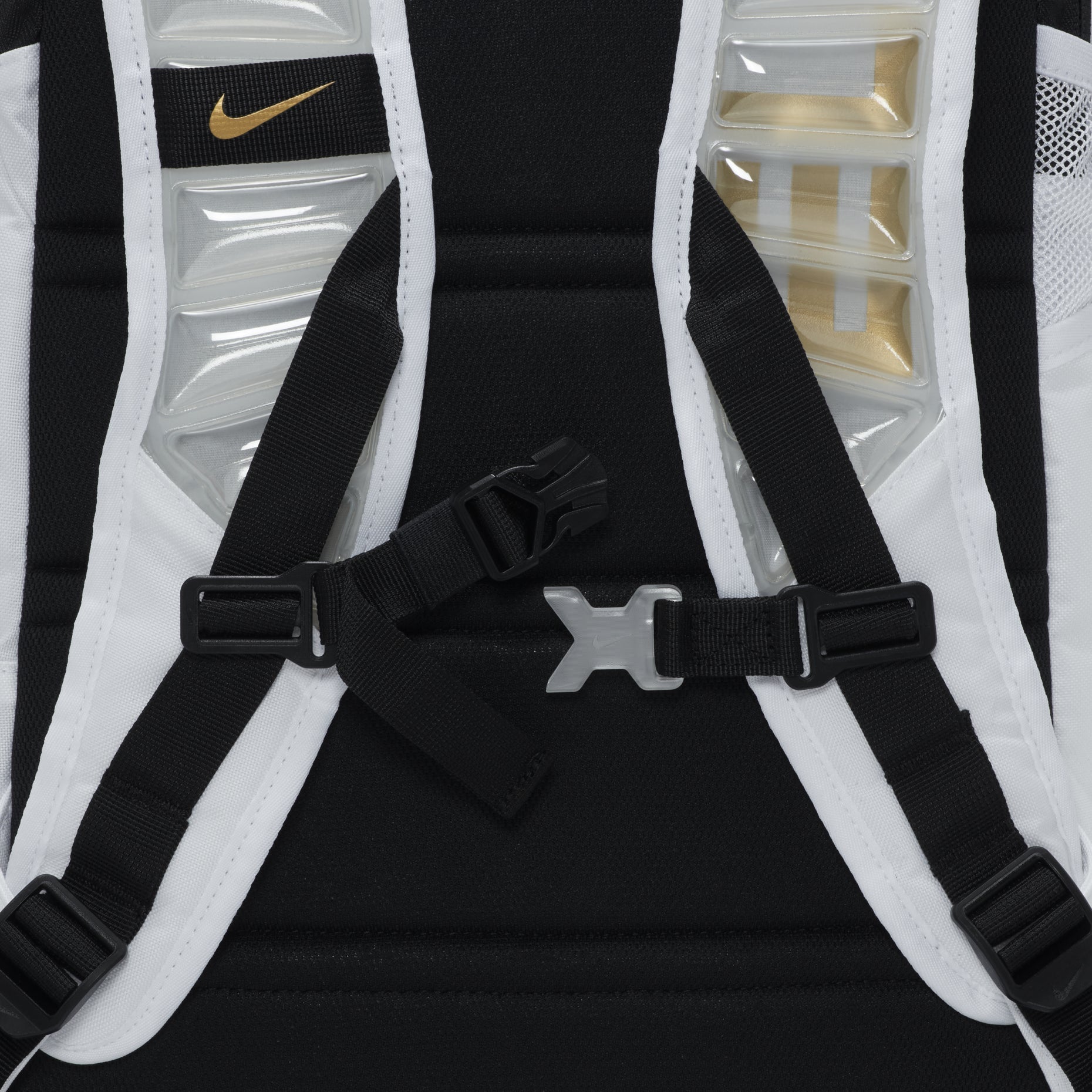 Nike Hoops Elite Backpack 32L 'White Black Gold' DX9786-100
