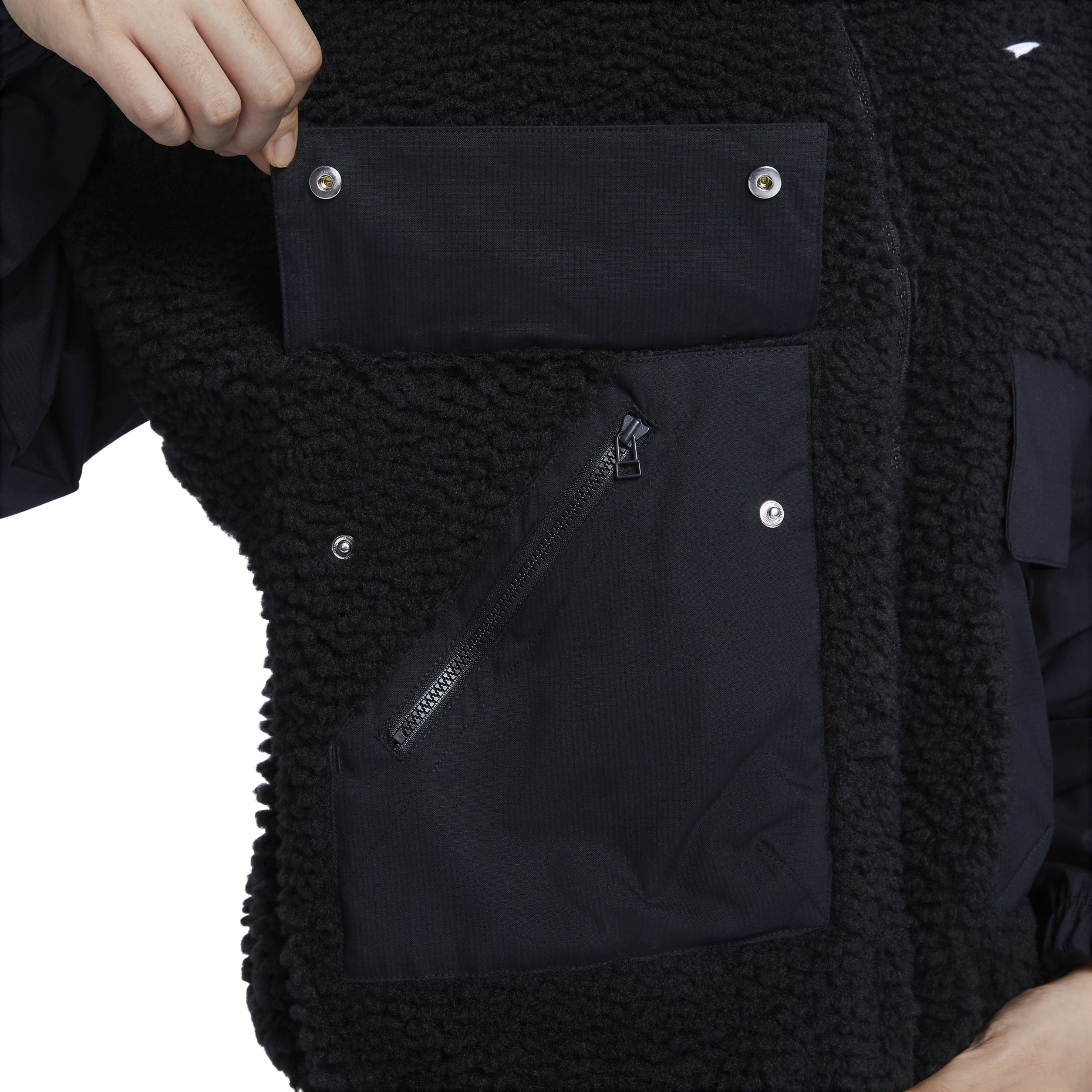 (WMNS) Nike Sportswear Essential Jacket Asia Sizing 'Black' FV8017-010