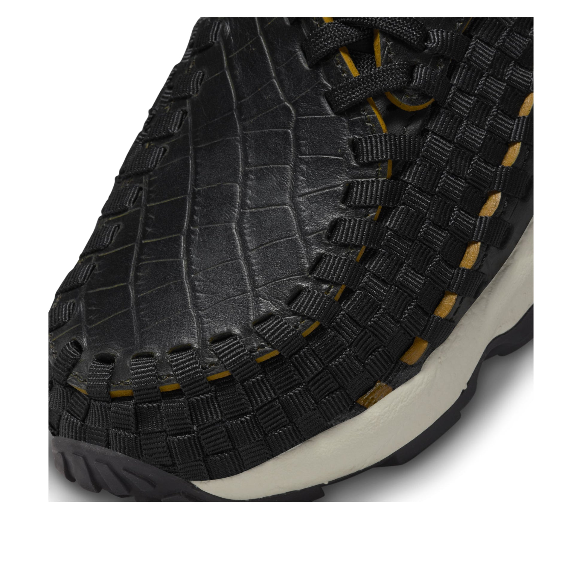 (WMNS) Nike Air Footscape Woven 'Black Croc' FQ8129-010