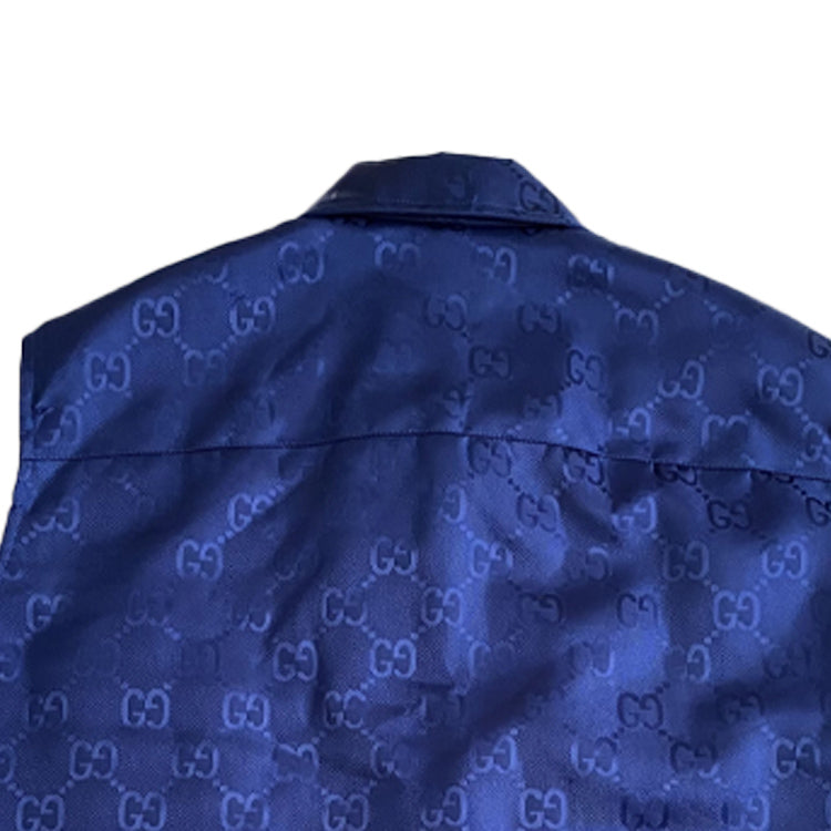 Gucci GG Down Vest 'Blue' 631890-Z8AK7-4424