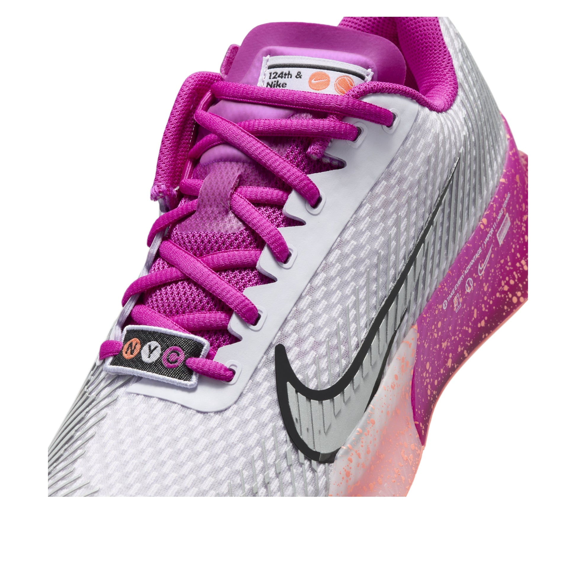 (WMNS) Nike Court Vapor 11 HC Premium 'Barely Grape Metallic Silver' FQ7266-500