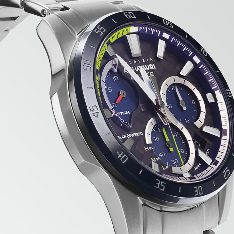 CASIO EDIFICE Waterproof Sapphire Crystal Solar Powered Sports Mens Silver Analog EFS-S580AT