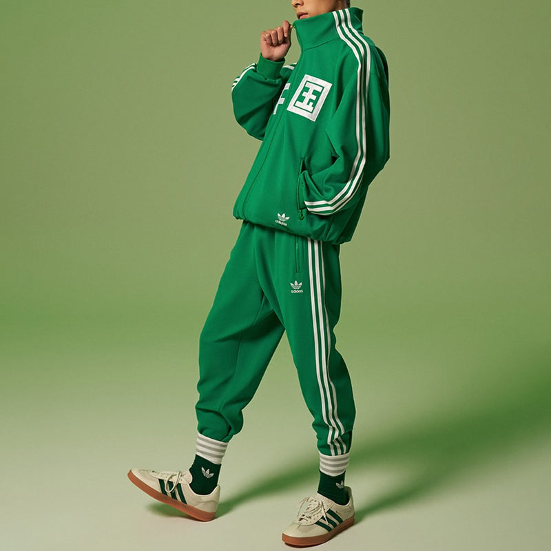 adidas China Track Top 'Green White' IT4483