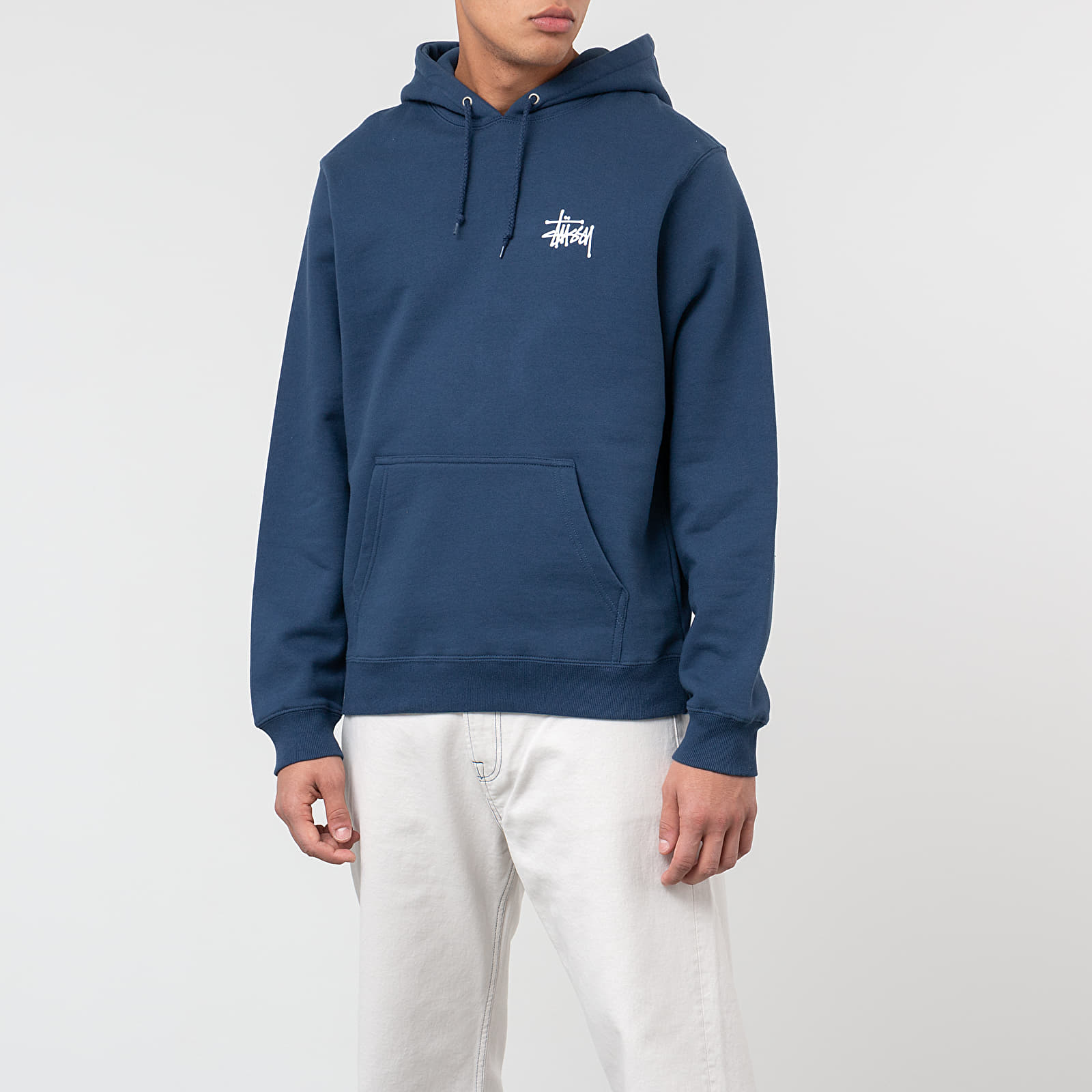 Men's Stussy Emperor Back Large logo Navy Blue 1924464NAVY