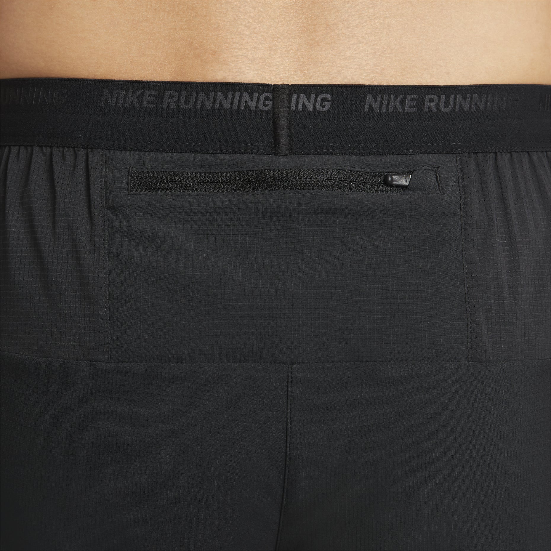 Nike Dri-FIT Solid Color Logo Printing Straight Quick Dry Breathable Sports Shorts Black DM4742-010