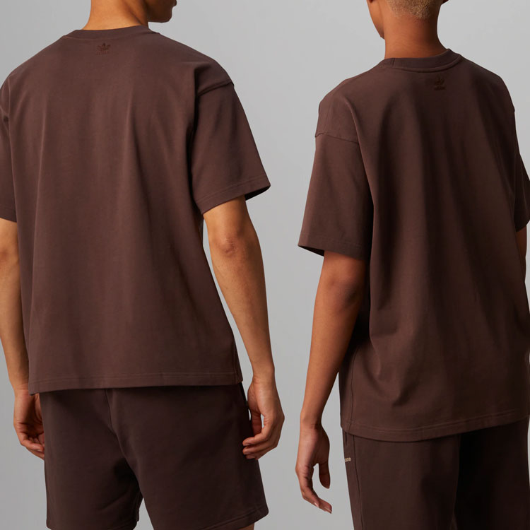 adidas x Pharrell Humanrace Small Logo T-Shirt 'Brown' HI2956