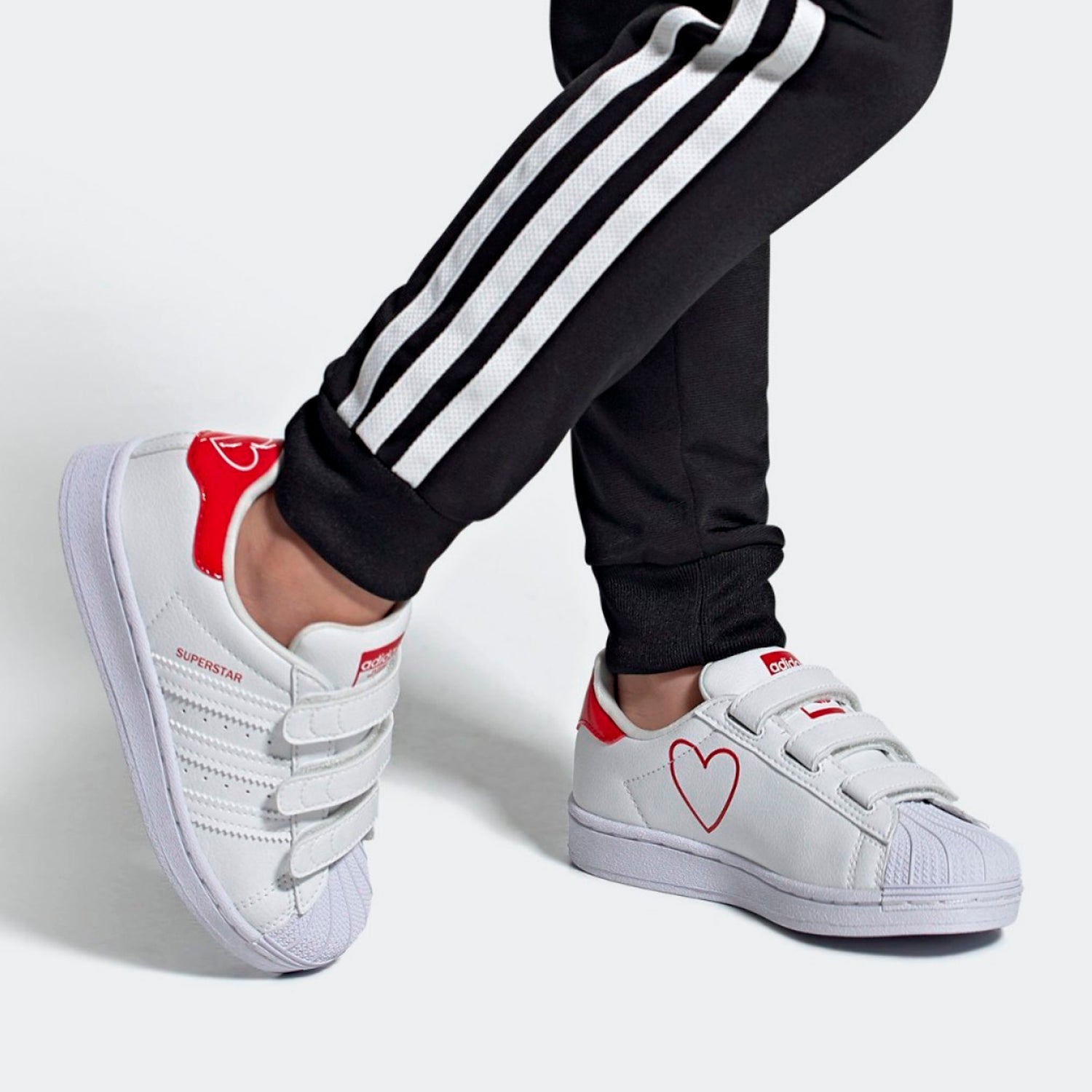 (PS) adidas originals Superstar Cf C 'White Red' FX7170