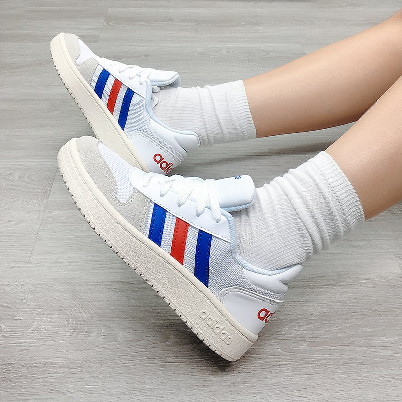 (GS) adidas Hoops 2.0 K 'White Blue Red' FW9120