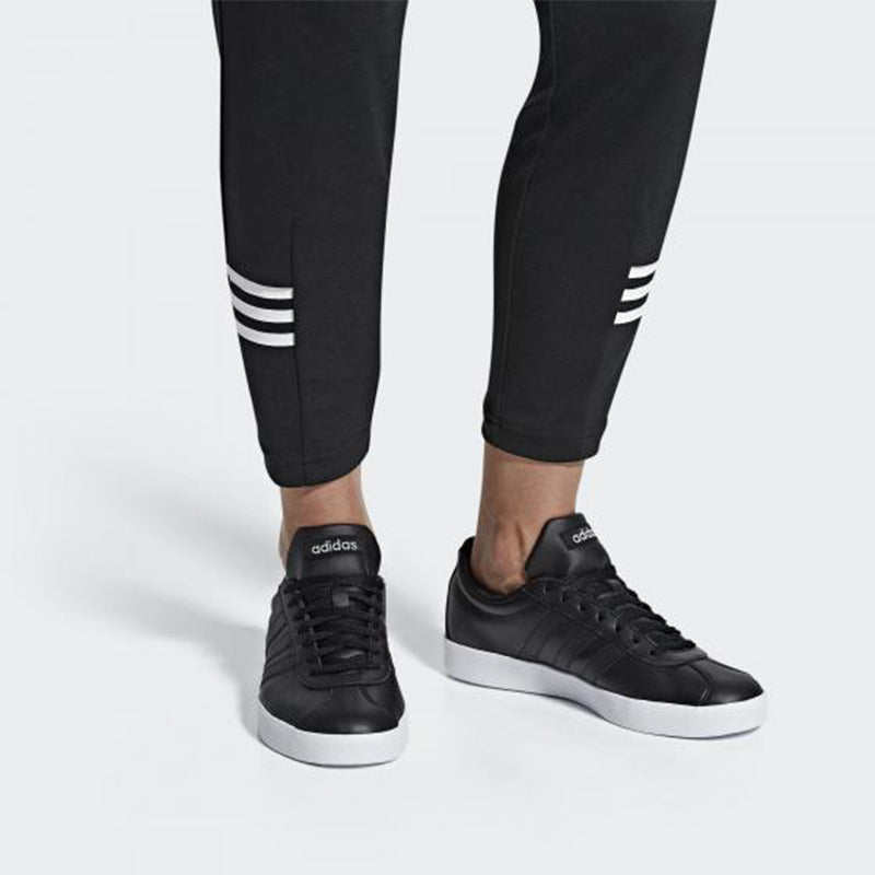 (WMNS) adidas VL Court 2.0 'Black' B42315