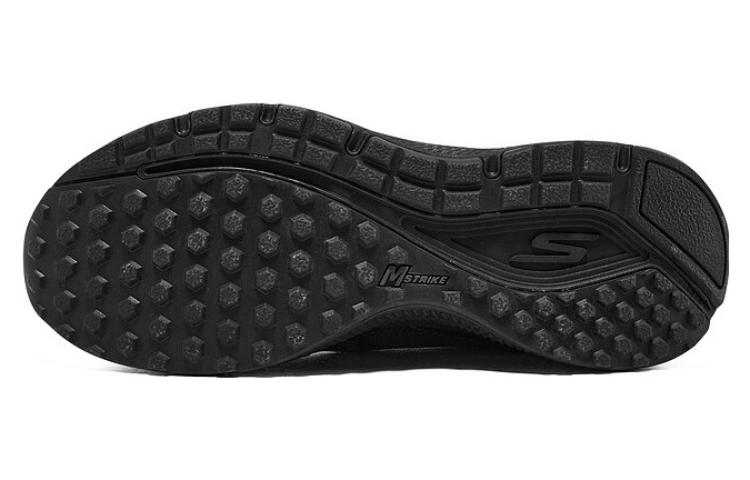 (WMNS) Skechers GO RUN 'Black Grey' 128280-BBK