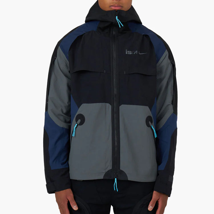 Nike ISPA Jacket 'Black Midnight Navy Iron Grey' FB2370-010