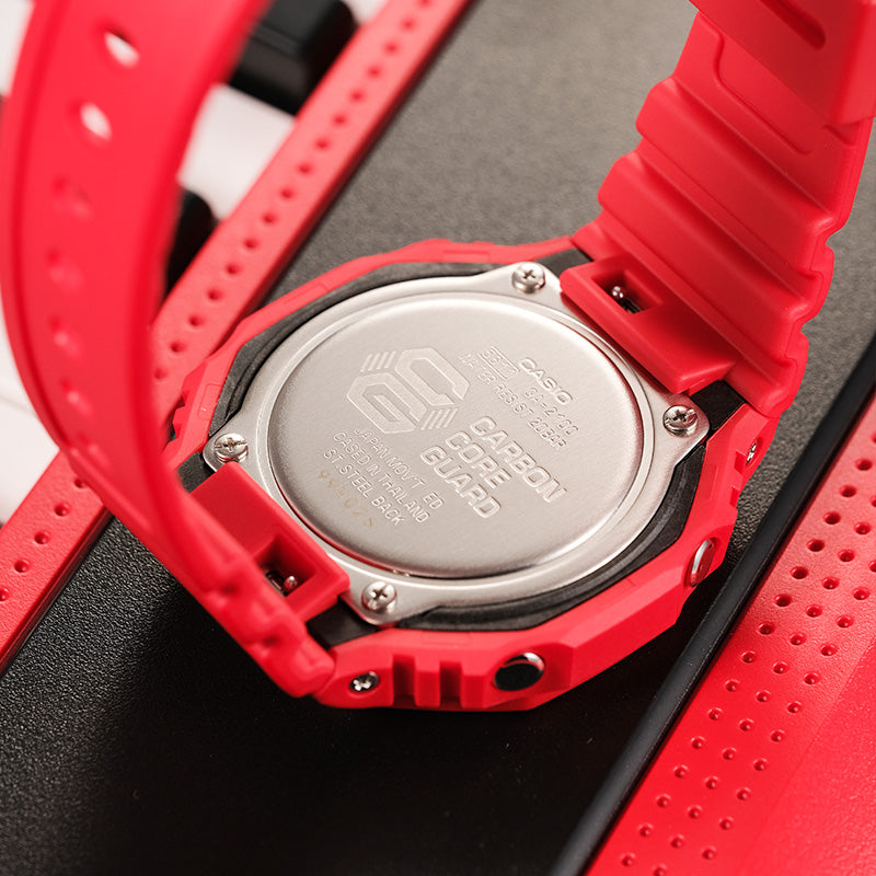 CASIO G-Shock Analog-Digital 'Red' GA-2100-4APR
