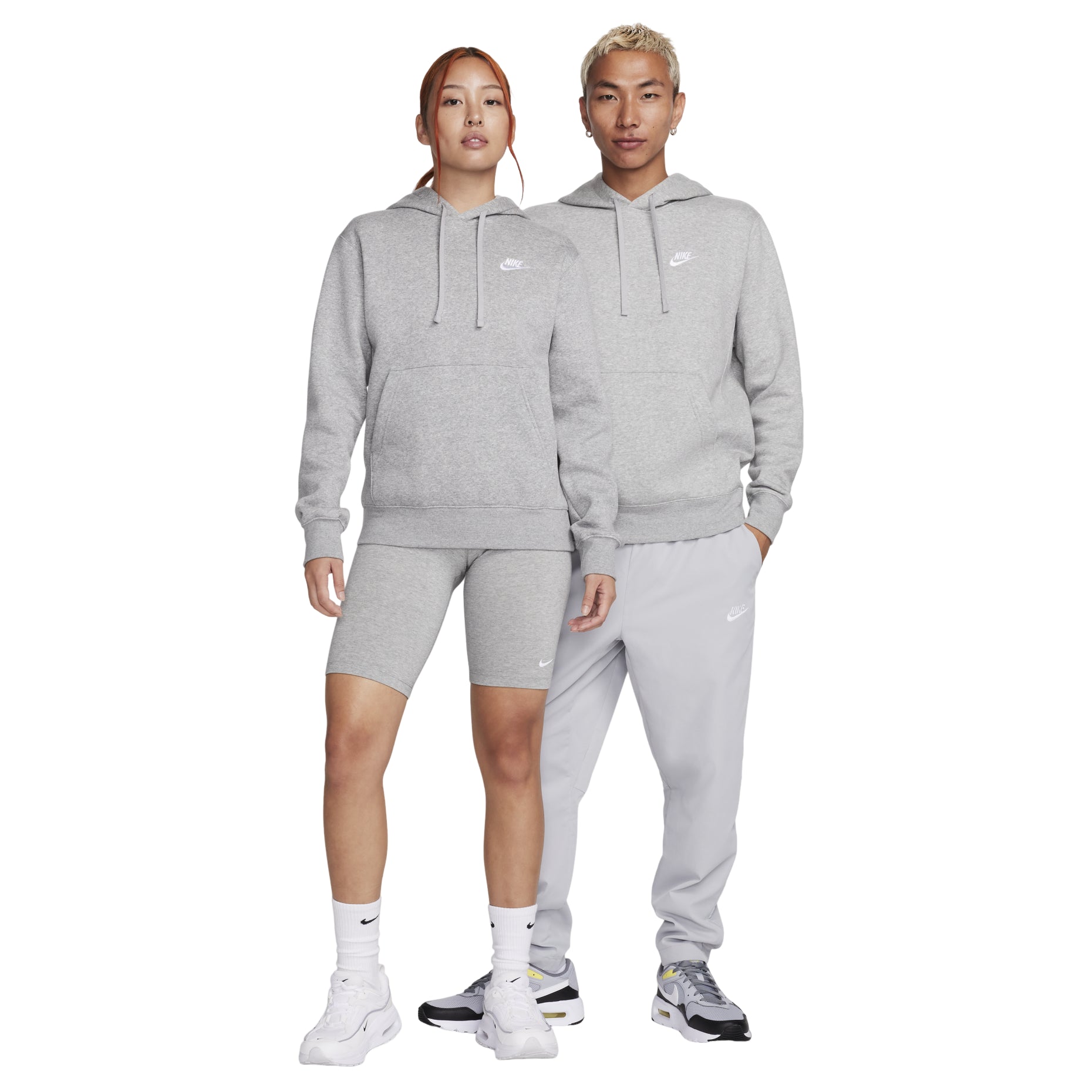 Nike Sportswear Club Hoodie Asia Sizing 'Dark Grey' BV2655-063