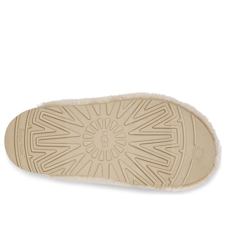 (WMNS) UGG Fuzz Sugar Slide 'Natural' 1121634-NAT
